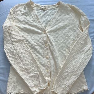 Madewell Off- White Button Down
